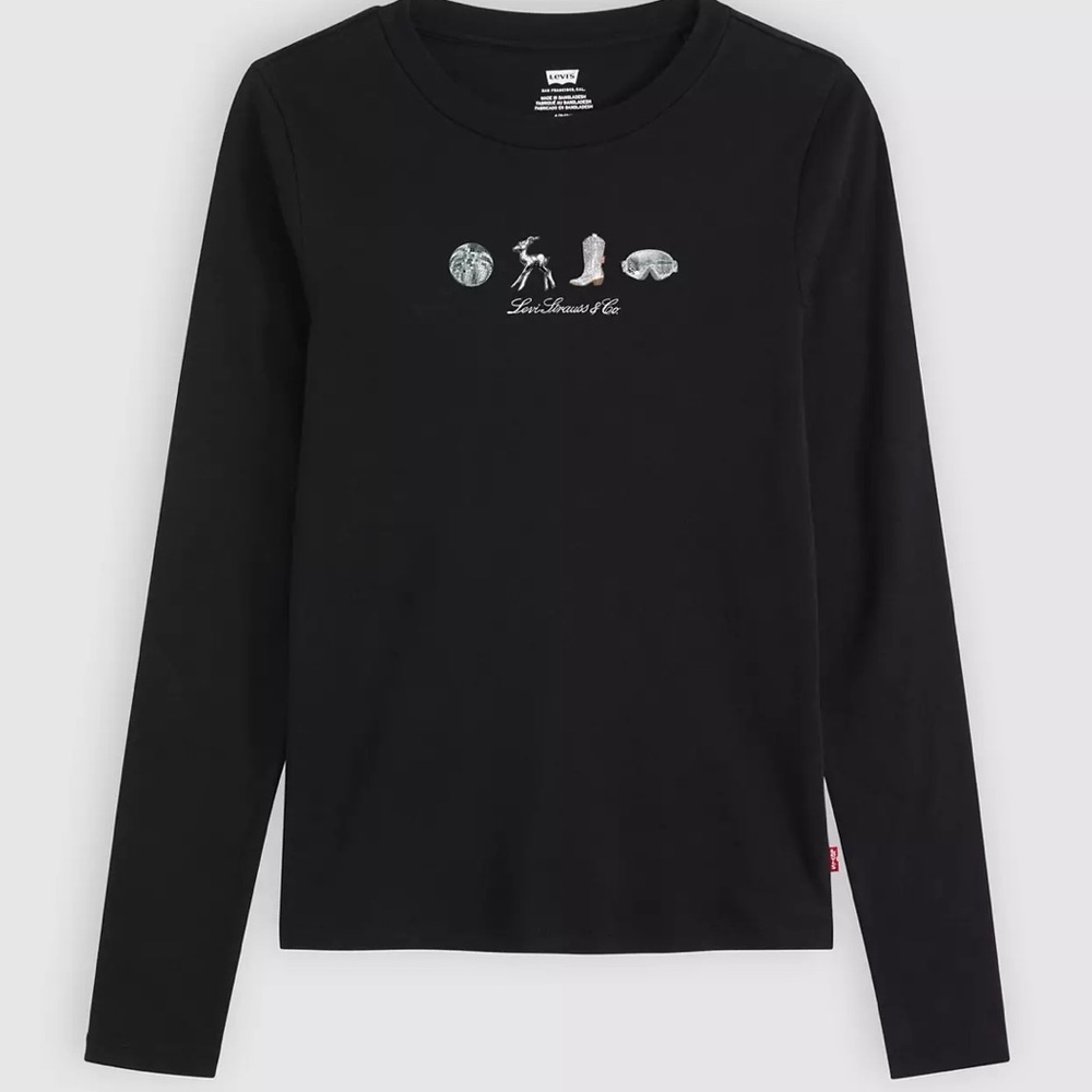 Levi’s GRAPHIC ESSENTIAL LONG-SLEEVE TEE M - Picture 3 of 5